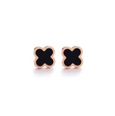 Aurora’s Clover Stud Combo - Black & White