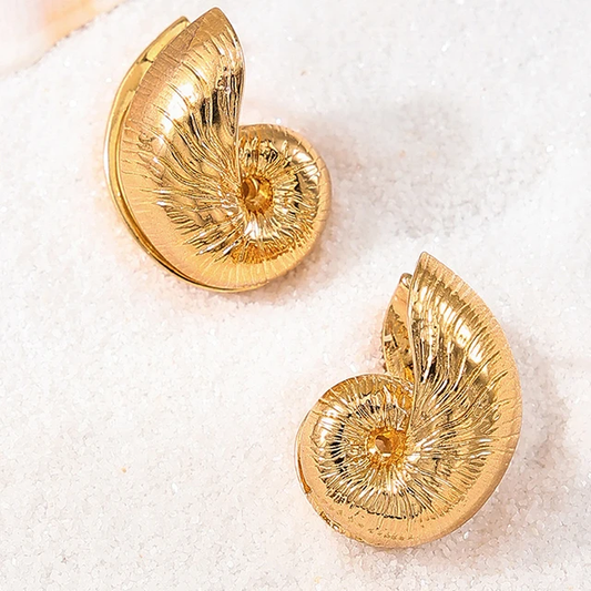 Mystic Twirl Shell Earring