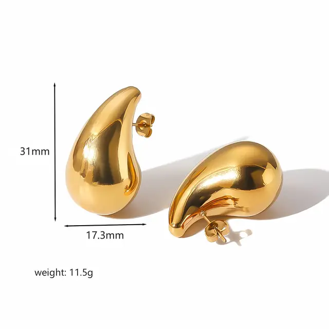 Golden Cashew Stud