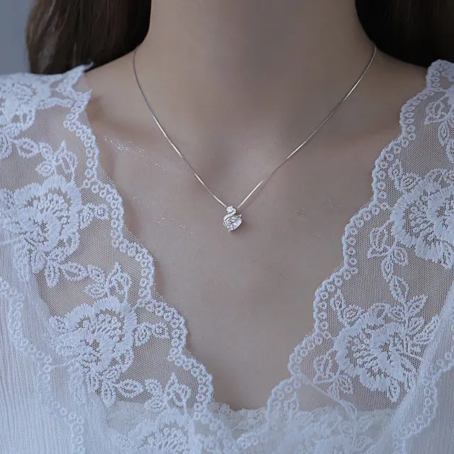 Swan's Embrace Necklace