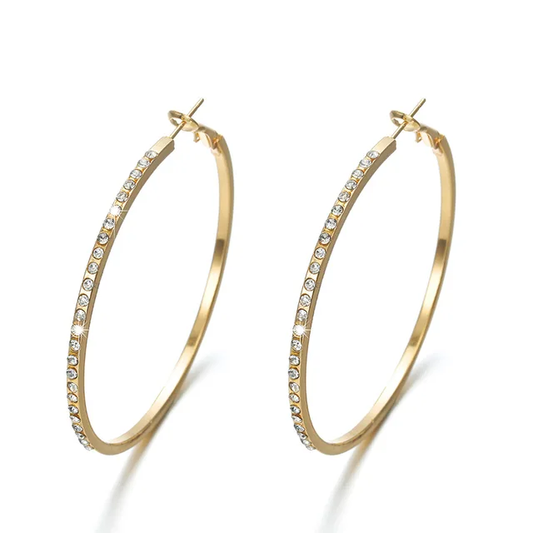 Starlight Halo Hoops Earring