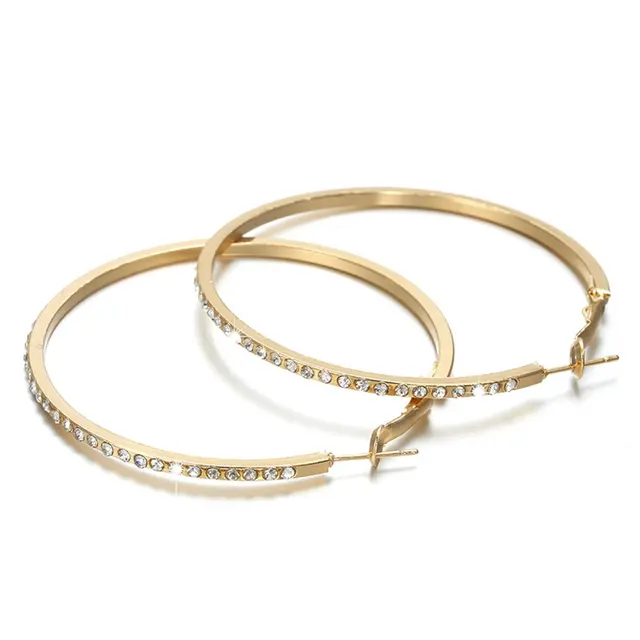 Starlight Halo Hoops Earring