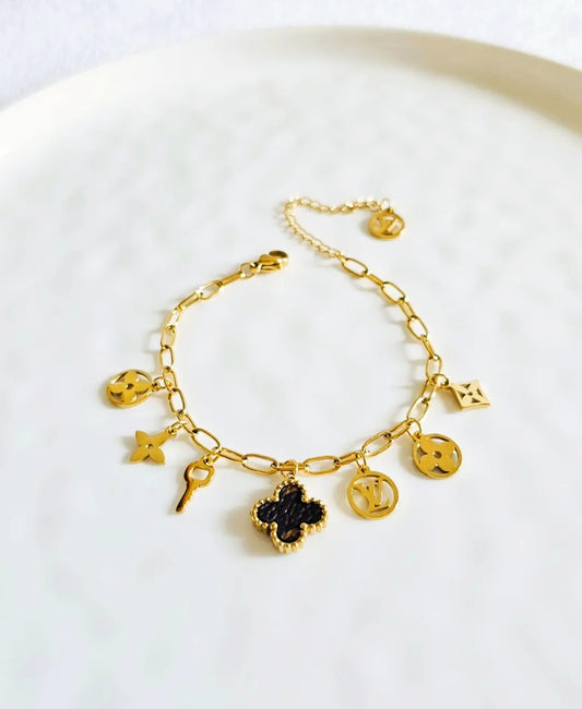 Golden Dream Clover Bracelet