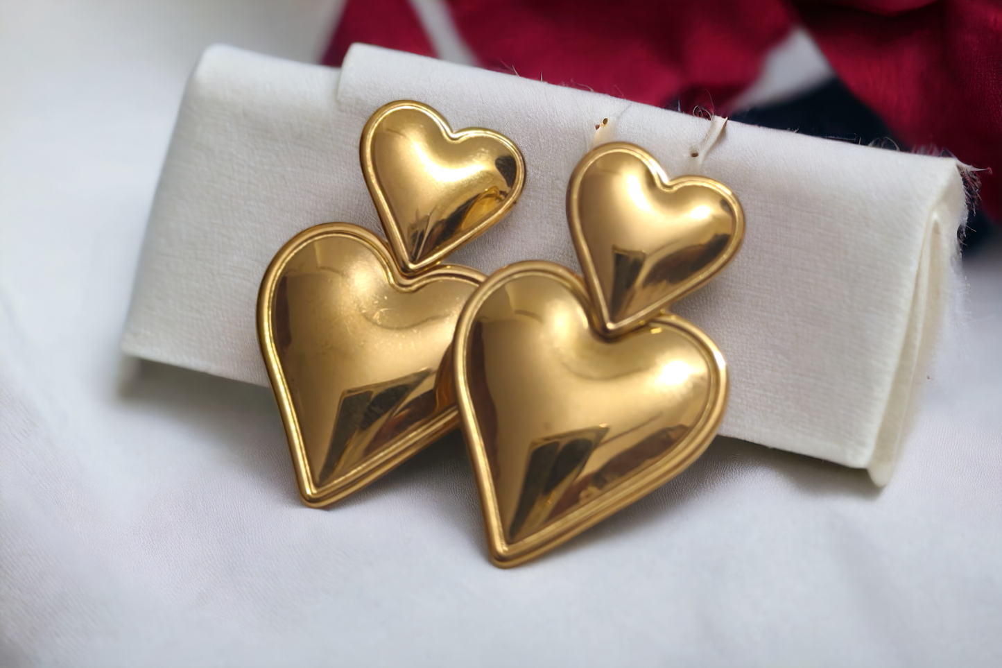 Puffed Heart Earrings