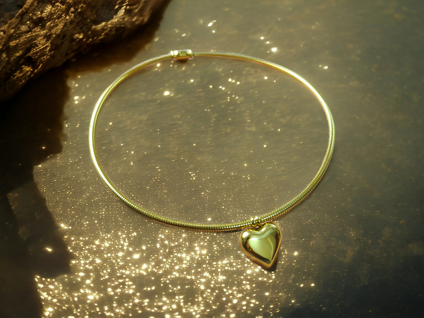 Heart Choker Necklace