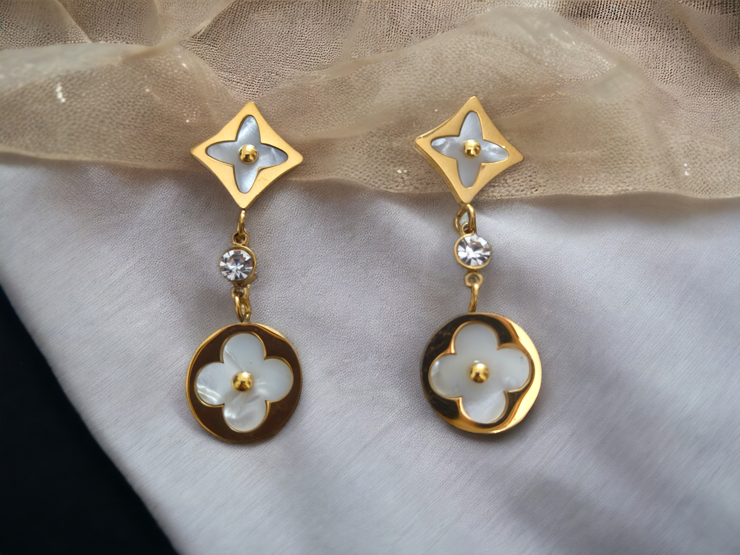 Clover Drop Earrings