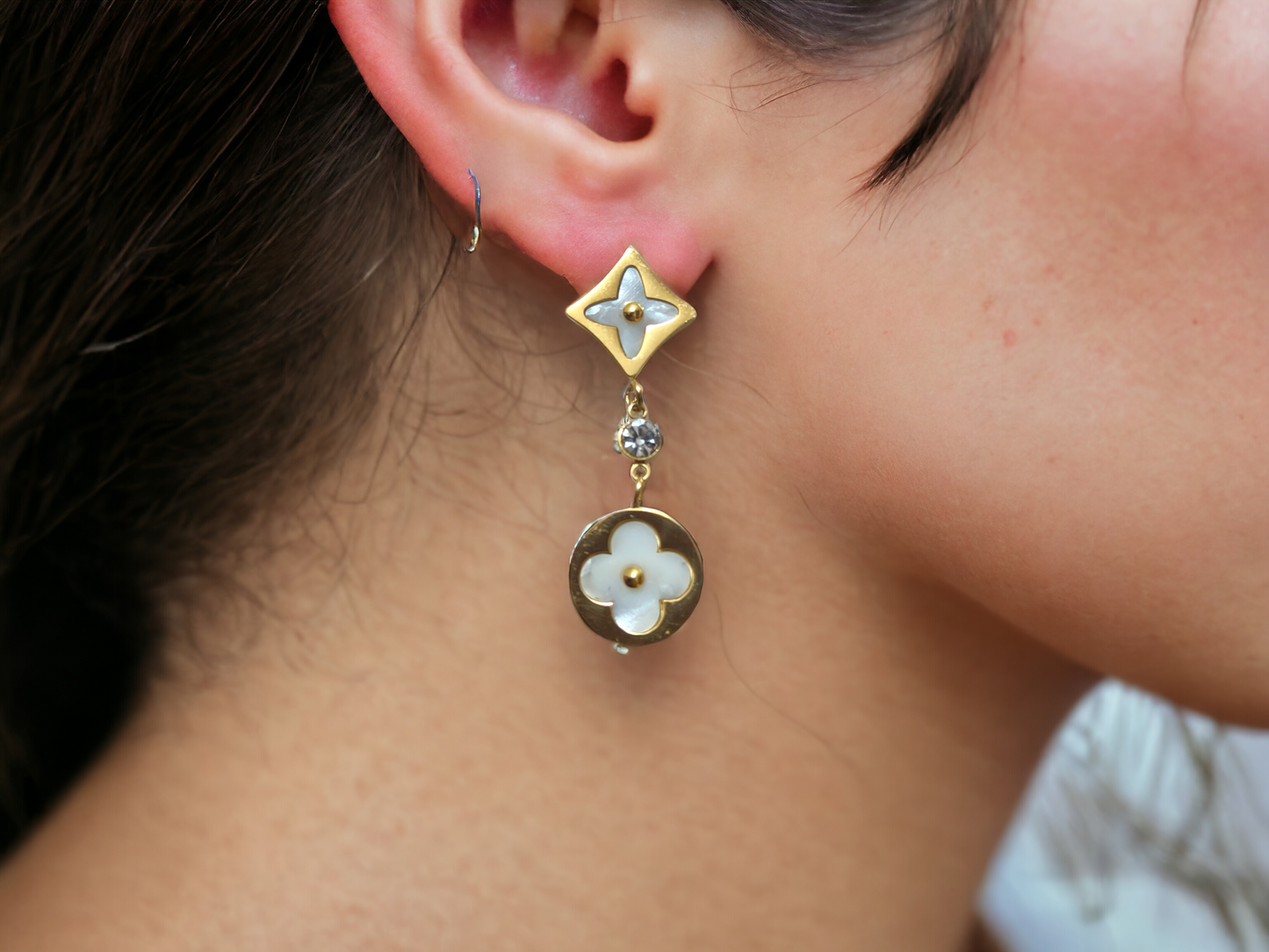 Clover Drop Earrings