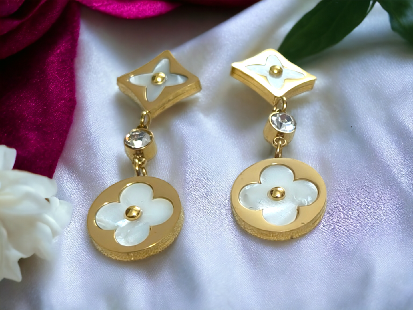 Clover Drop Earrings