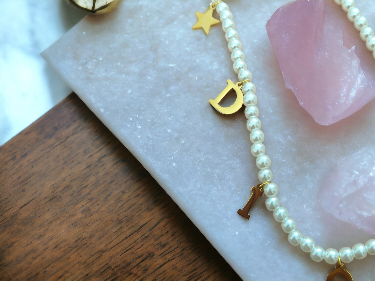 Pearl Charm Necklace