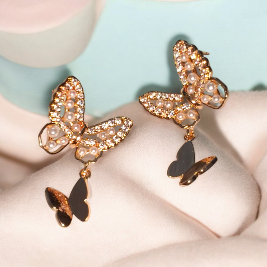 Wings of Pearl Earrings