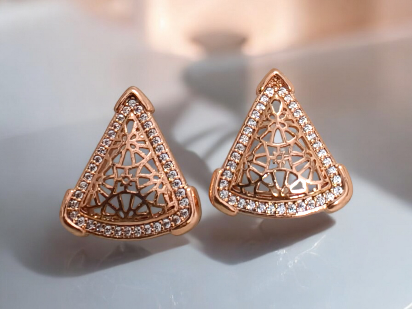 Triangular Elegance Earring