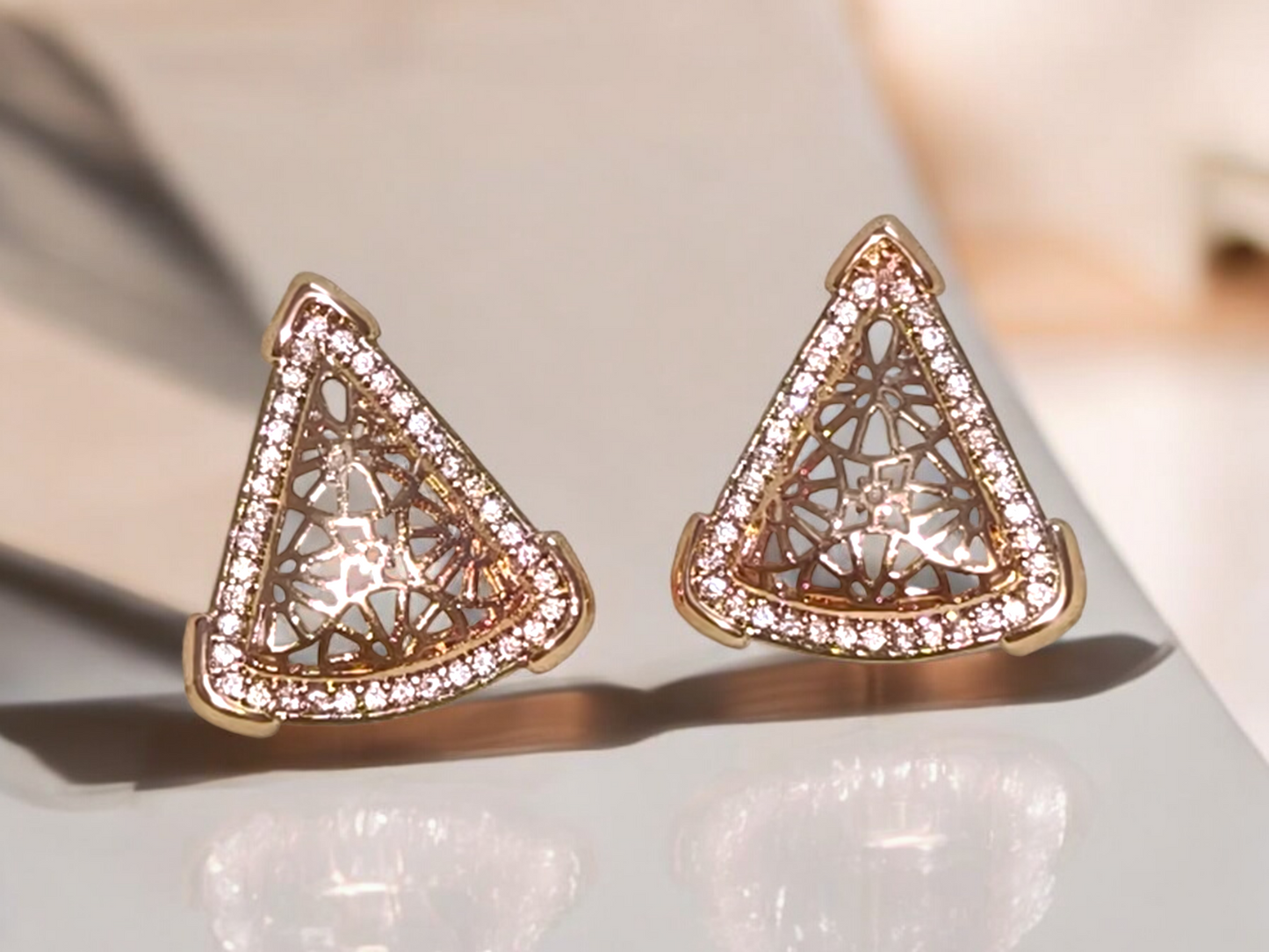 Triangular Elegance Earring